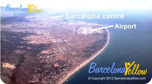 Barcelona airport aerial Barcelona airport aerial