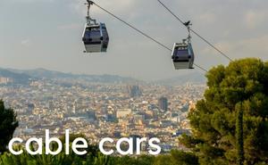 Barcelona cable cars & funicular mountain trains