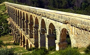 Pictures Tarragona Spain near Barcelona. Roman ruins Tarragona