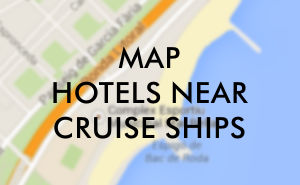 Barcelona hotels near cruise ship port Moll Adossat 2024