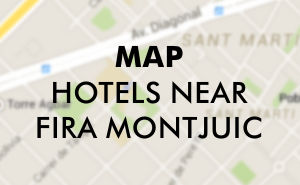 Best hotels near Fira Montjuic trade show area