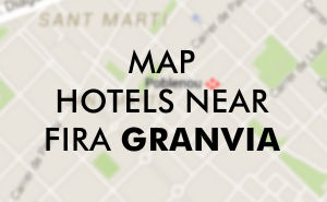 Top Five 5 Hotels near Fira Gran Via exhibition area Barcelona