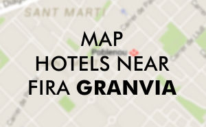 Five top 5 Hotels near Fira Gran Via exhibition area Barcelona