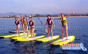 Where to rent SUP Stand up paddle surfing Barcelona