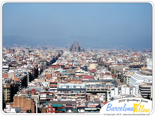La Sagrada Familia sky line