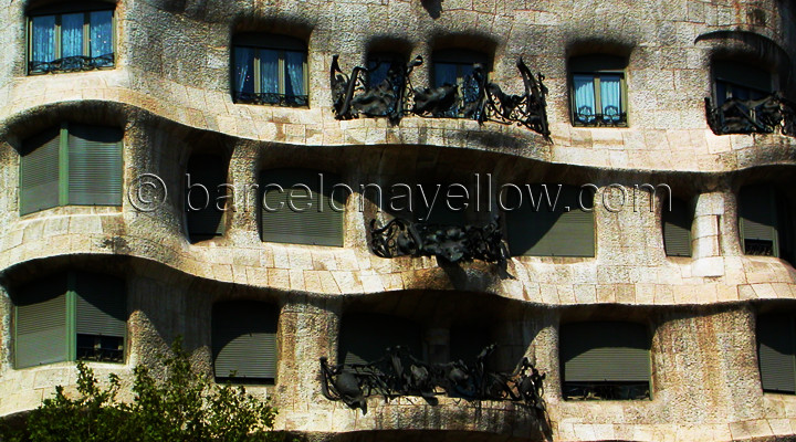 La Pedrera building by Antoni Gaudi