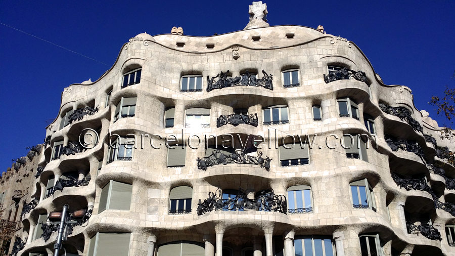 Casa Mila - La Pedrera building by Gaudi in Barcelona