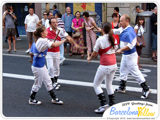 Ball de bastoners - stick dance Catalonia