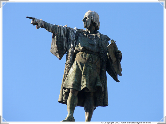 Barcelona Columbus Statue