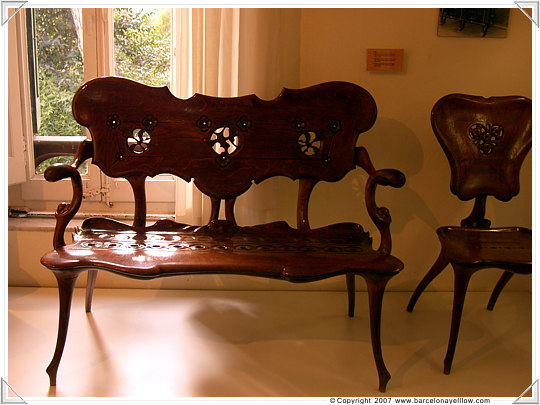 Bench designed by Anton Gaudi