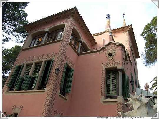 Gaudi museum in Park Guell Barcelona