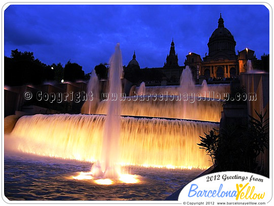 Fountains up to MNAC Barcelona