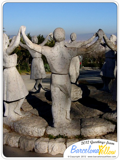 Monument a la Sardana Montjuic hill