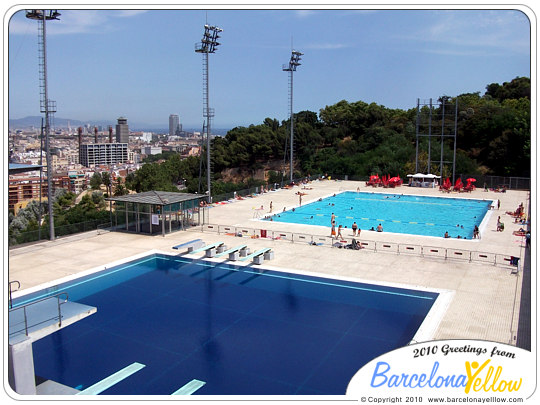 Olympic diving swimming pool Barcelona