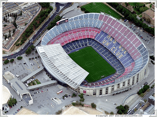 Barcelona aerial photos