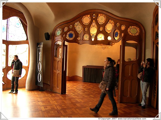 Main room in Casa Batllo Barcelona