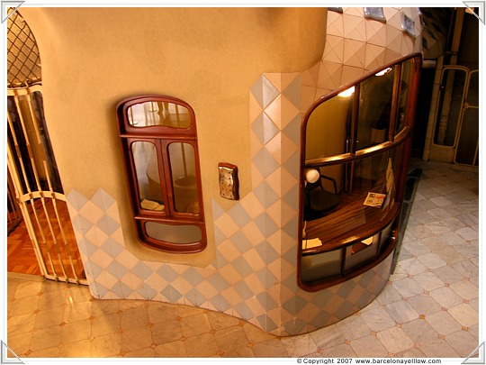 Porters office in Casa Batllo Barcelona