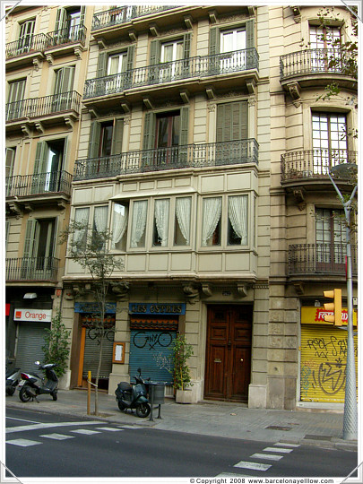 Typicall gallery - Eixample district of Barcelona
