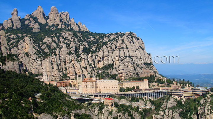 Montserrat mountain and monastery Barcelona
