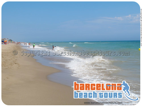 Gava Mar beach near Barcelona