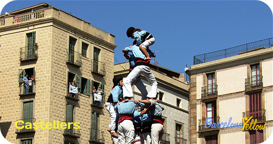 La Merce Festival Barcelona Human Towers