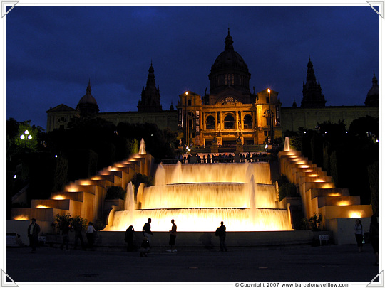 Palau Nacional Barcelona by night