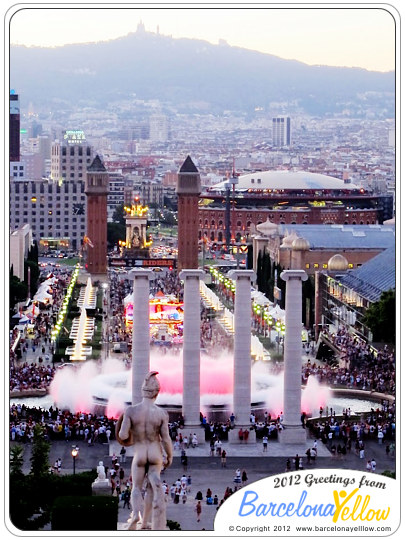 Quatre Columnes - Four columns Montjuic