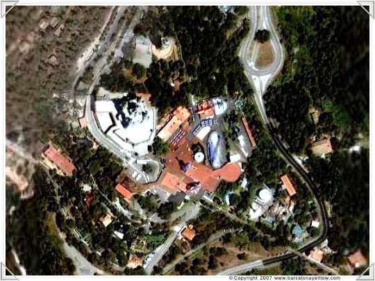 The Sagrat Cor chuch on Tibidabo overlooking Barcelona