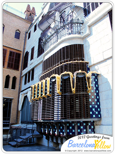 Palau Guell courtyard