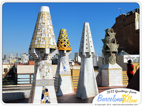 Palau Guell roof