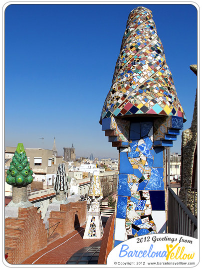 Palau Guell roof 