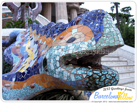 El Drac - the dragon by Gaudi in Park Guell
