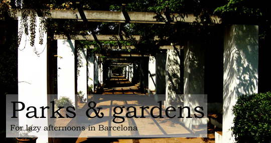Laribal gardens jardins montjuic Barcelona