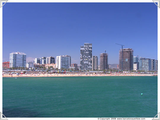 Diagonal Mar area of Barcelona