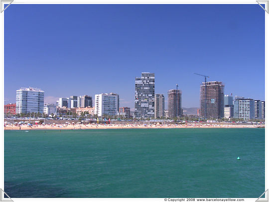 Diagonal Mar area of Barcelona