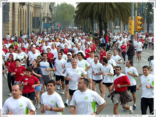 photos cursa de bombers barcelona