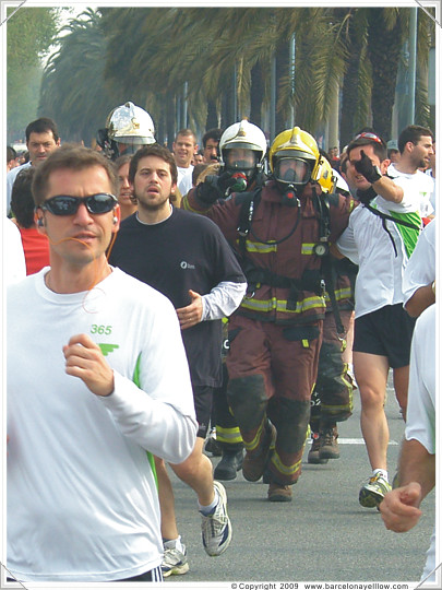 pictures cursa bomberos barcelona