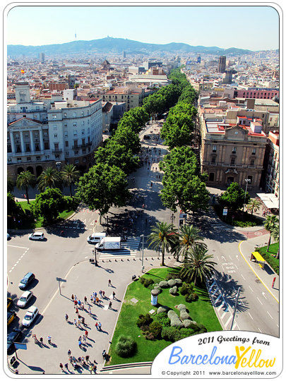 summer view La Rambla