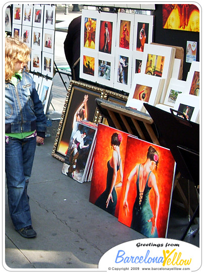 La Rambla art market