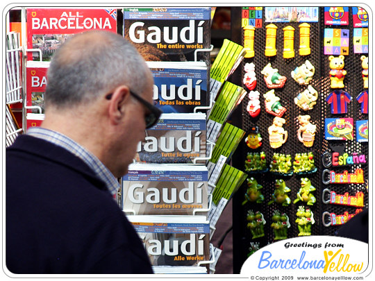 La Rambla kiosco de prensa