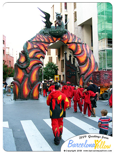 Merce correfoc porta de l'infern