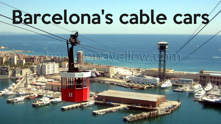 Barcelona cable cars and mountain railways